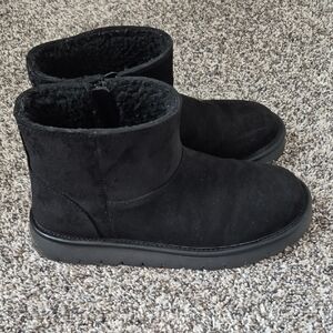 Black Suede Ankle Boots